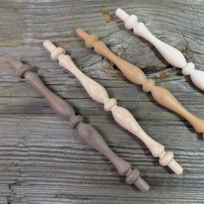 wooden 6 in. colonial spindles